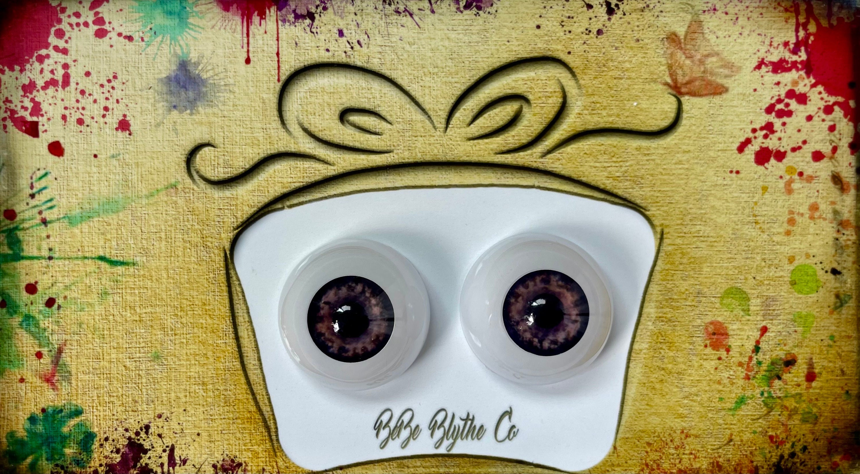 26mm Acrylic Eyes for Biggers Dolls, Blythe, Props, Monsters and More, Realistic Eye for Masks or Custom Dolls