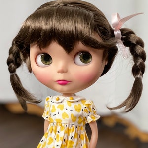 Synthetic Mohair Blythe Wig, 10-11&#39; Doll Wig, Blythe Doll Supplies, Custom Blythe, Blythe, Blythe Doll, Blythe Dolls, Hair for Blythe Doll