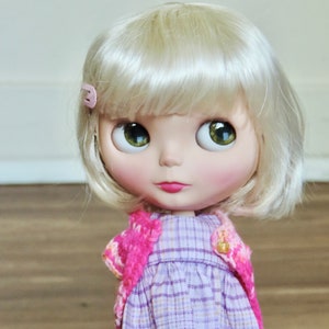 Synthetic Mohair Blythe Wig, 10-11&#39; Doll Wig, Blythe Doll Supplies, Custom Blythe, Blythe, Blythe Doll, Blythe Dolls, Hair for Blythe Doll