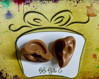 Ears for Blythe, Custom Blythe Doll Ears, Doll Ears, Ears for a Blythe Doll, BeBe Blythe Co, Blythe Ear