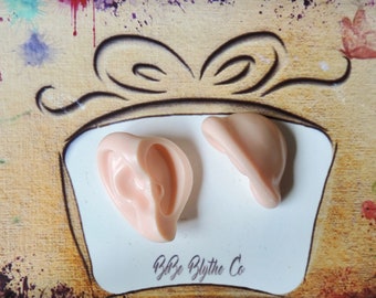 Ears for Blythe, Custom Blythe Doll Ears, Doll Ears, Ears for a Blythe Doll, BeBe Blythe Co, Blythe Ear