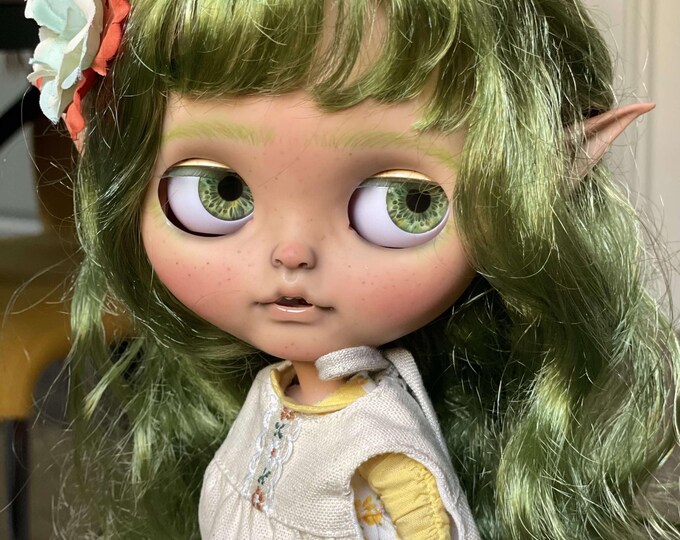 Custom Blythe Doll Forest Elf by Bebe Blythe Co OOAK Custom Dolls - Etsy