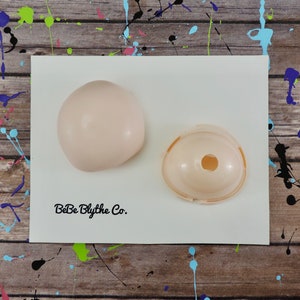 Cúpula e couro cabeludo Blythe para enraizamento, couro cabeludo Blythe para enraizamento, couro cabeludo Blythe em branco, conjunto de cúpula Blythe para molde de boneca RBL