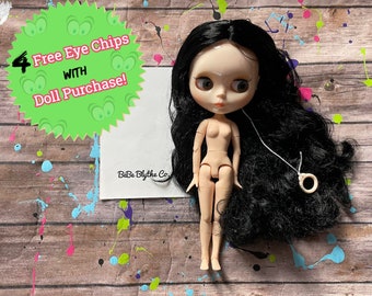 Wednesday Addams Blythe Doll for Customizing, Blythe Doll Parts, Custom Blythe, Blythe Custom, Blythe Dolls, Blythe Doll Kit, Factory Blythe