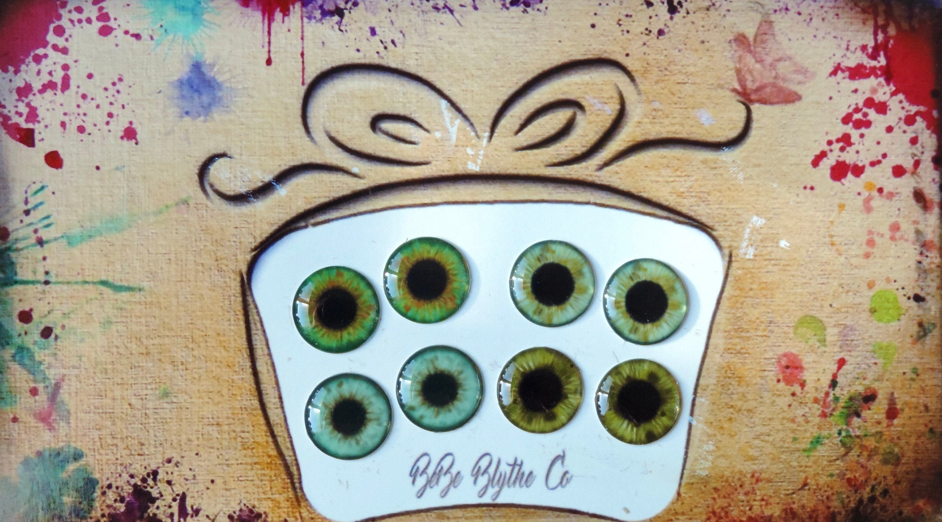 【carat_c_doll】ブライスアイチップ ブライスアイチップ 4個パック 少々傷あり セール中 ブライスドール