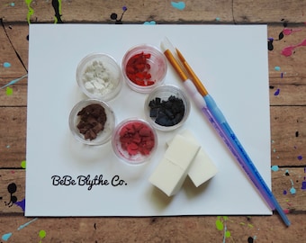 Artist Pastels, Blythe Doll Kit, Blythe Customizing, Blythe Customization, Brushes for Customizing Blythe Doll, Custom Blythe Doll