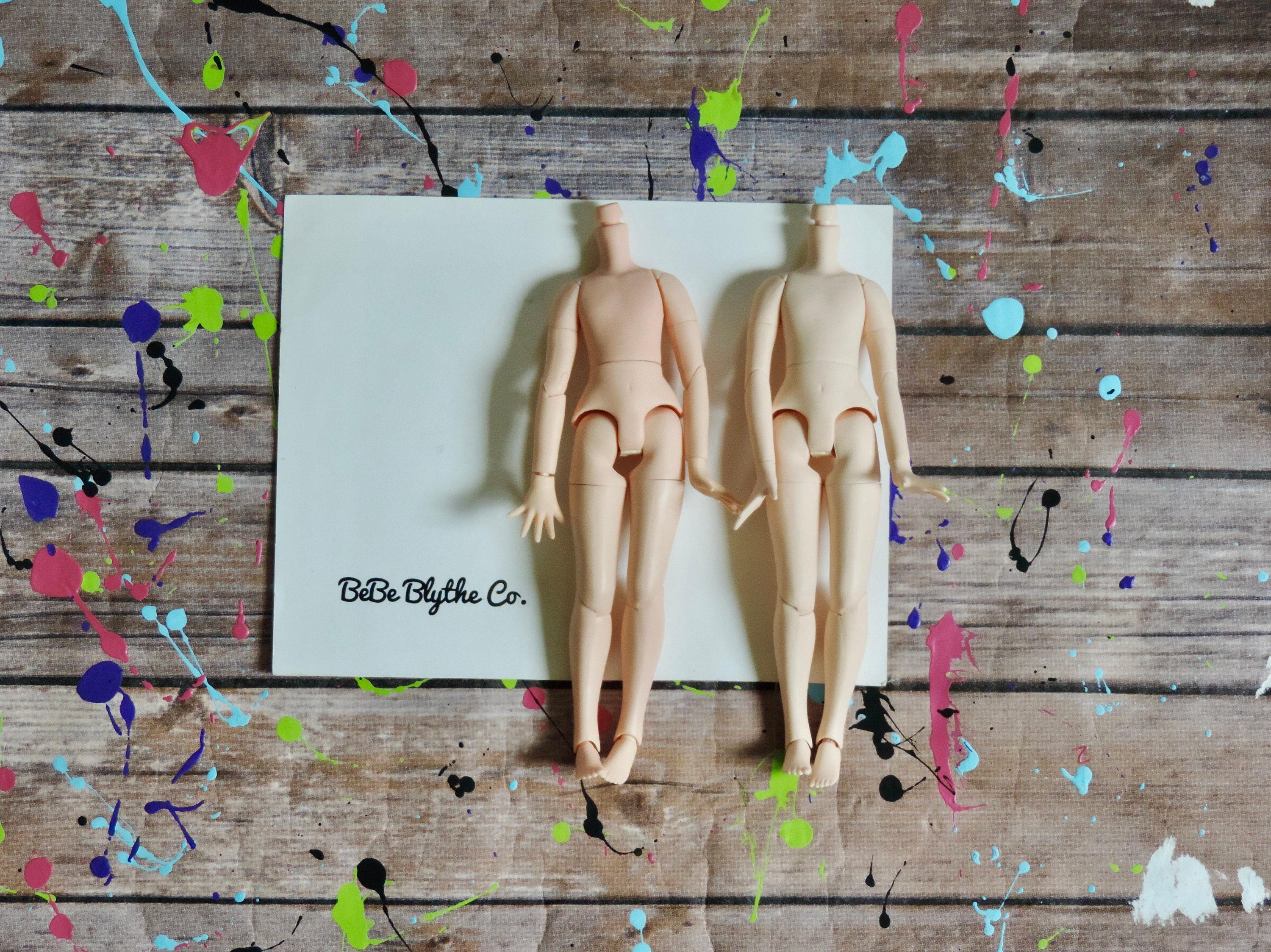 Custom Blythe Doll Body, Jointed Doll Body, Replacement Doll Body, Body for Blythe, Size Small, Flesh Color, Blythe Doll, Blythe