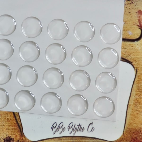 13mm Pullip Resin Eye Chip Stickers 10 Paires Make Your Own Pullip Doll Eyechips Custom Pullip Doll Eyes