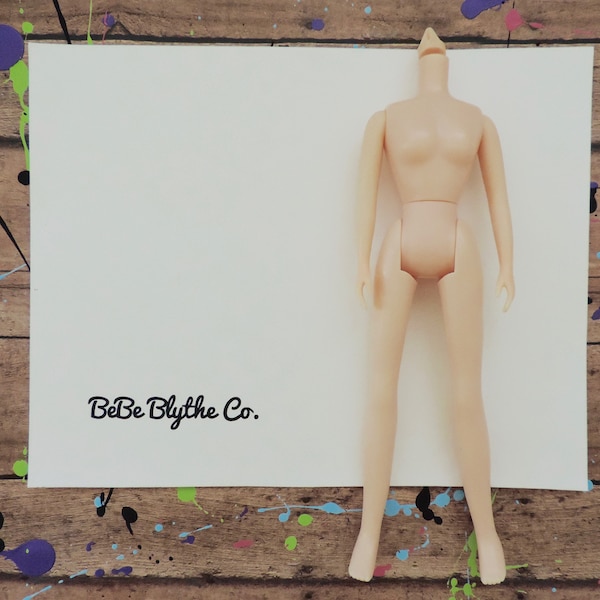 Custom Blythe Doll Body, Licca Doll Body, Replacement Doll Body, Body for Blythe, Size Small, Flesh Color, Blythe Doll, Blythe