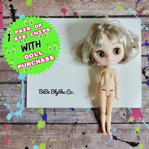 Middie Blythe Doll for Customizing, Blythe Doll Parts, Custom Blythe, Blythe Custom, Blythe, Blythe Dolls, Blythe Doll Kit, Factory Blythe
