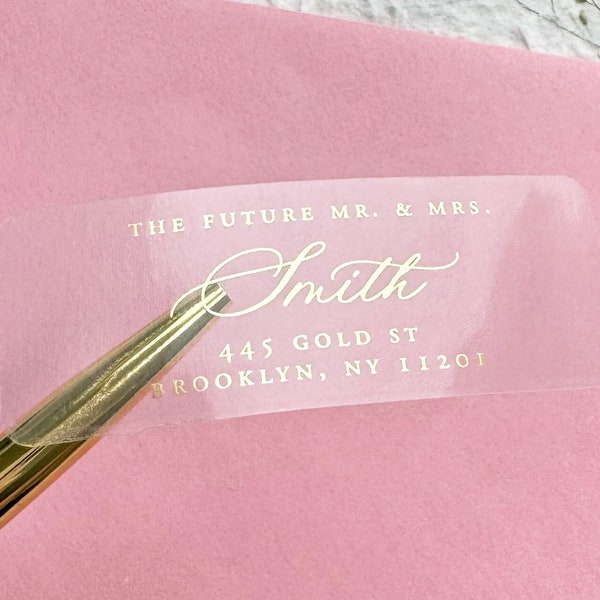 Return Labels Wedding Invitation Etsy