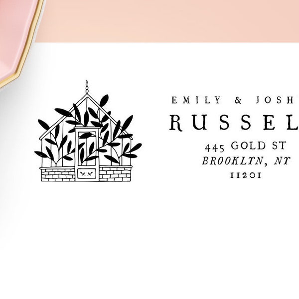 New Home Address Label, Plants Return Address Labels, Gold Foil We Have Moved Address Sticker, Moving House Announcement, Housewarming Gift