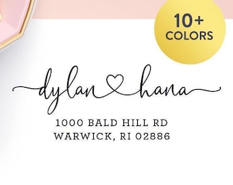 Return Address Stickers, Clear Address Labels, Gold Foil Wedding Stickers, Wedding Address Labels for Envelopes, Calligraphy Address Label