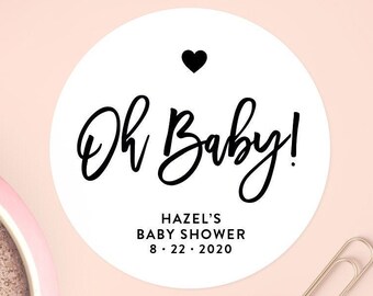 Customized Self-Adhesive Address Labels Oh Baby AL3 Stickers /& More 60 Personalized Love Themed Return Address Labels