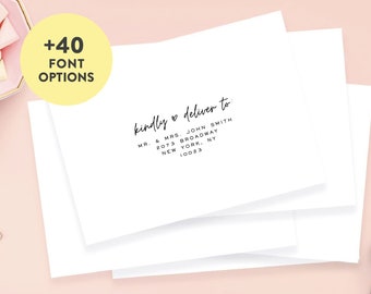 Guest Address Labels, Guest List Address Labels, Wedding Address Labels 3.5