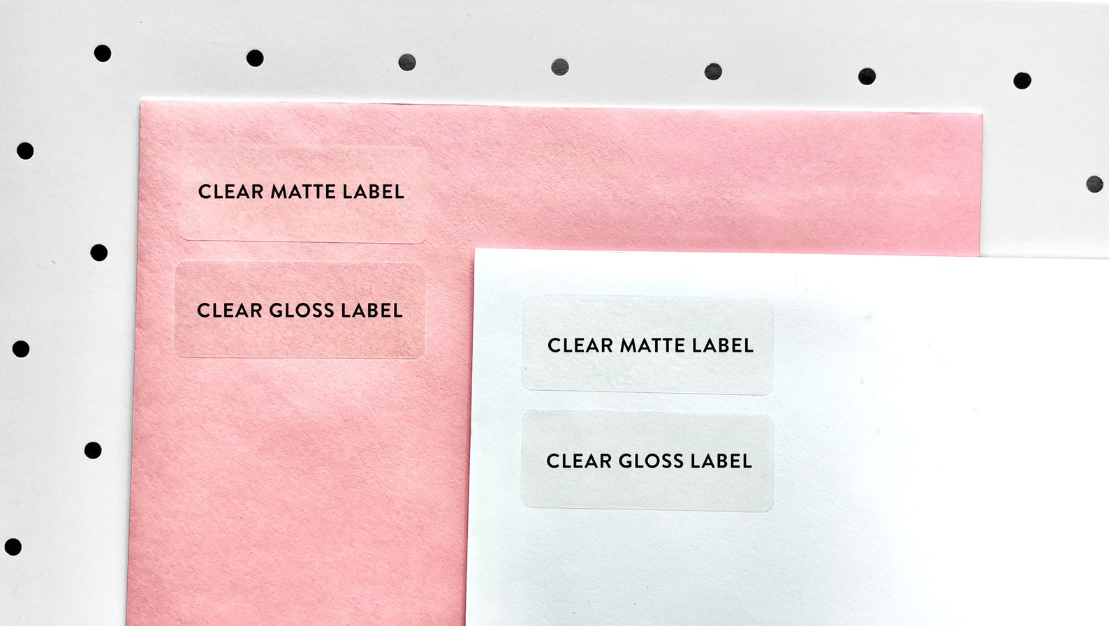 Return Address Labels Clear Gold Foil Wedding Address Etsy