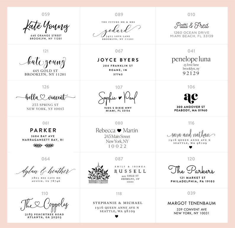 Guest or Return Address Labels, Clear Gold Foil Labels, Clear Guest Address Labels, Wedding Address Label, Guest List, Mailing Labels image 6