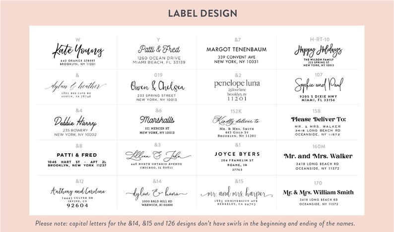 Guest Address Labels, Guest List Address Labels, Wedding Address Labels 4x2, Custom Clear Wedding Label, Wedding Invitation Address image 6