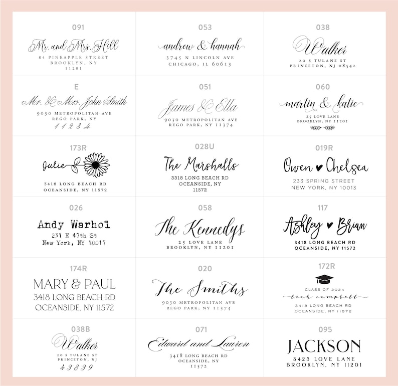 Guest or Return Address Labels, Clear Gold Foil Labels, Clear Guest Address Labels, Wedding Address Label, Guest List, Mailing Labels image 7