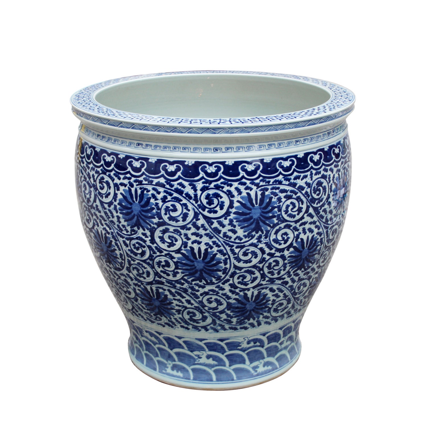 Купить горшок синий. Blue White Porcelain кашпо. Китайские горшки для цветов. Кашпо керамическое синее. Синий керамический горшок для цветов.
