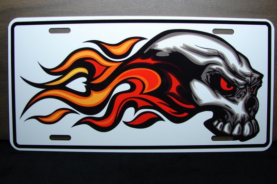 Jaguar Aluminum Metal Car Auto License Plate Tag Abstract Art New British RED