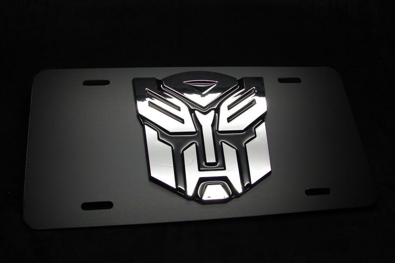 3D TRANSFORMERS License Plate For Car And Trucks With ABS Etsy