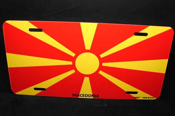 Moldova Flag Any Text Personalized Aluminum Novelty Car License Plate
