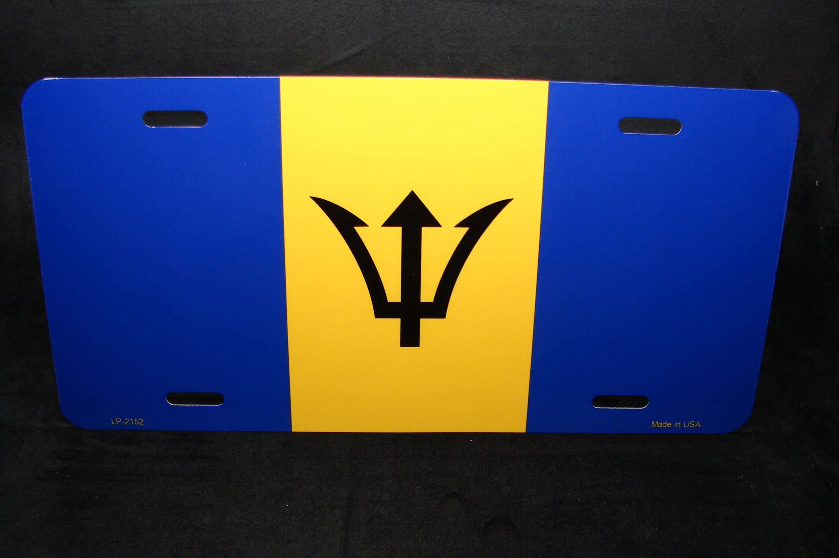 BARBADOS FLAG Metal Novelty License Plate Tag For Cars Flag Of Etsy