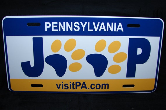 JEEP ANIMAL FRIEND METAL LICENSE PLATE TAG FOR CARS PAWS DOGS CATS ANIMAL LOVE
