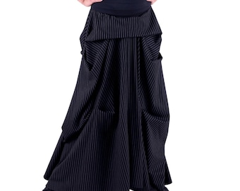 Avant Garde Skirt, Extravagant Skirt, Deconstructed Skirt, Futuristic Skirt, Womens Clothing, Plus Size Skirt, Gothic Skirt, Floor Length