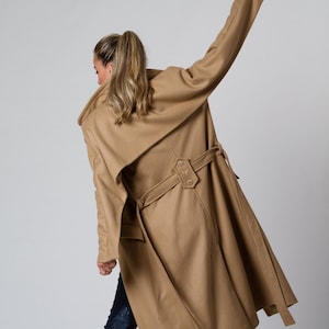 Trench Coat, Cashmere Coat, Camel Coat, Winter Coat, Wool Coat, Plus Size Clothing, Long Coat, Fleece Coat, Boho Clothing, Warm Coat image 1