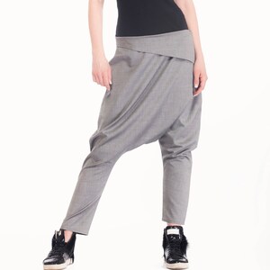Harem Pants, Baggy Pants, Drop Crotch Pants, Plus Size Clothing, Wool Pants, Winter Pants, Loose Pants, Plus Size Pants, Wide Leg Pants
