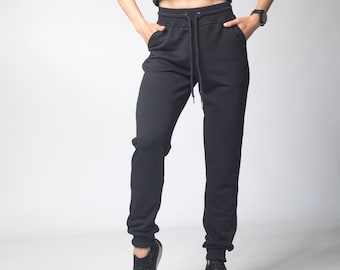 Jogger Sweatpants, Slim-Fit Pants, Black Pants With Tie, Loungewear Pants, Athleisure Clothing, Cozy Pants Women, Athletic Pants, Sweatpants