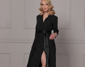 Wedding Guest Dress, Black Tie Dress, Bohemian Dinner Dresses, Black Formal Dress, Extravagant Dress,  Cocktail Dress, Elegant Evening
