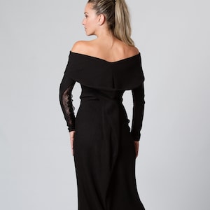 Vestido formal negro, vestido de etiqueta, vestido de cóctel negro, estilo veraniego, vestido de invitada de boda, ropa de mujer, tallas grandes, vestido largo negro