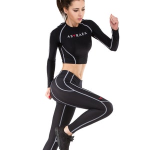 Workout Clothing Set Sports Bra With Yoga Leggings and - Etsy