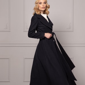 Frock Coat For Women, Victorian Coat, Winter Overcoat, Womens Clothing, Jackets And Coats, Edwardian Coat, Vintage Style Coat,Wool Outerwear