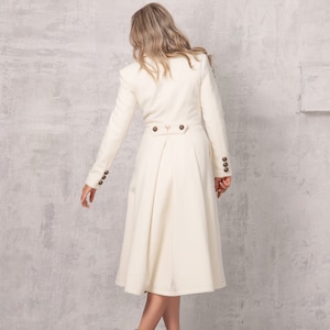 Guess fit and store flare wool coat