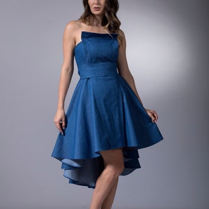 Denim Gown Etsy