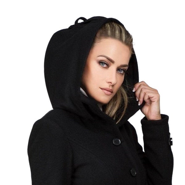 Option de capuche personnalisée pour votre manteau Astraea