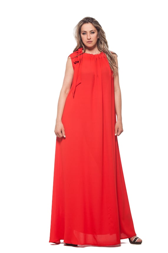 Vestidos en chifon para señoras sale