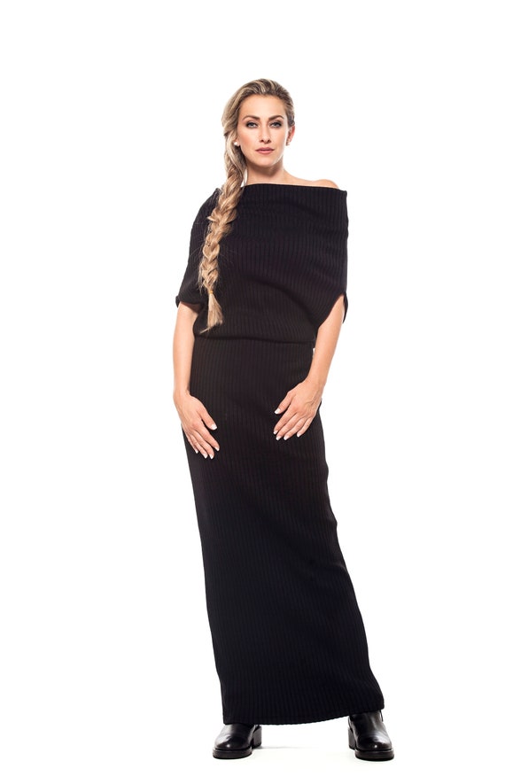 Buy 40% SALE, Size M off Shoulder Dress, Wool Dress, Plus Size Clothing,  One Shoulder Dress, Sheath Dress, Plus Size Dress, Cocktail Dress Online in  India - Etsy