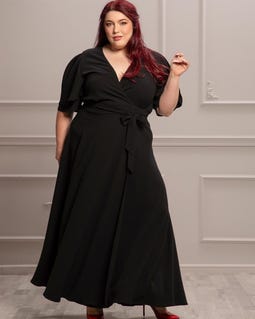 ralph lauren one shoulder dress Purple Label Black Long Size:W38 X L32 mesh shoulder silhouette with eye Burgundy Red Long Velvet
