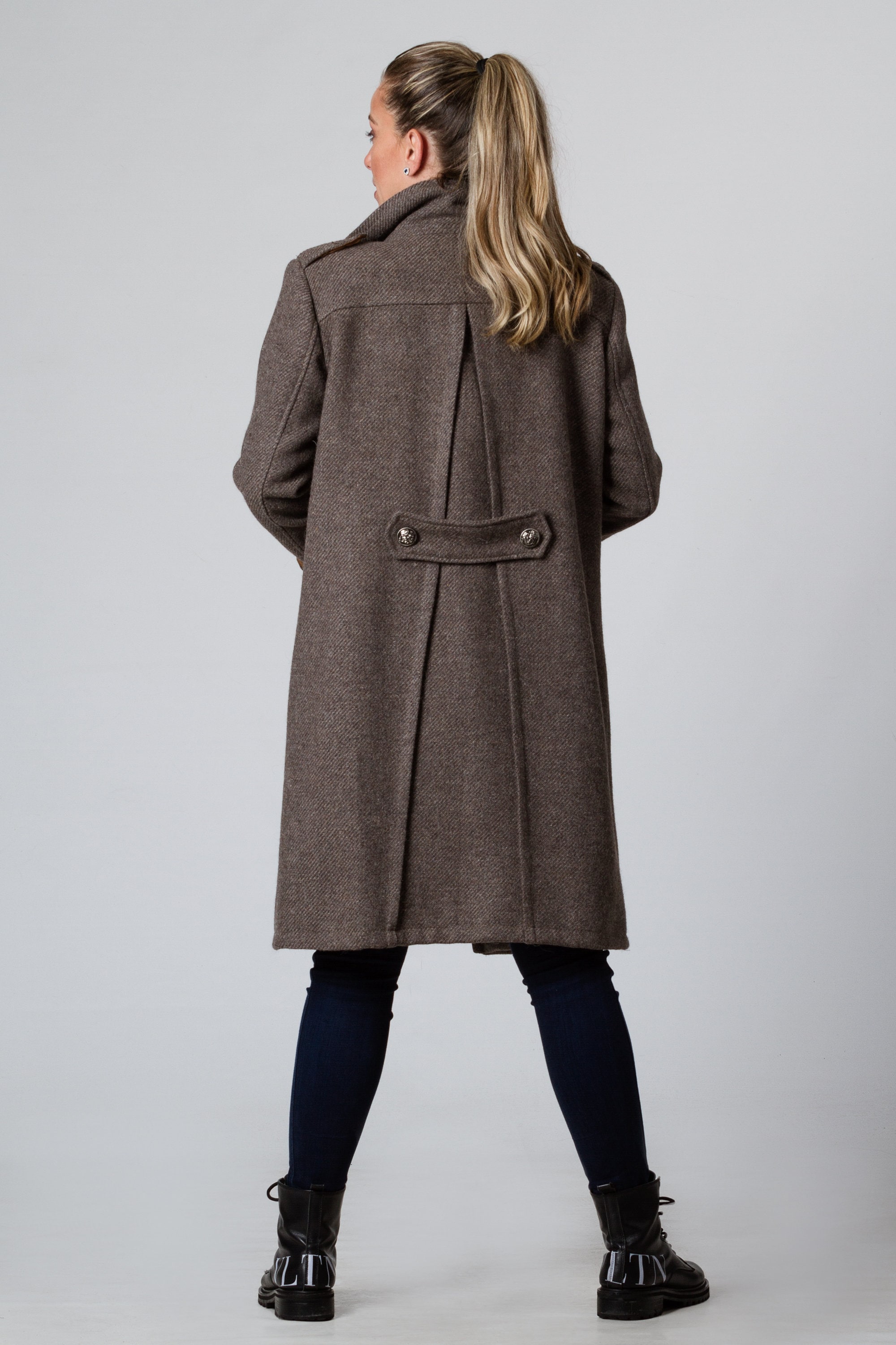 Wool Winter Coat Plus Size Cashmere Coat Women Knee Length Etsy