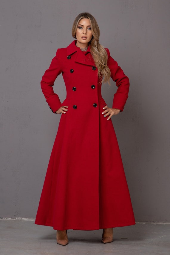 Double Breasted Longline Tailored Coat