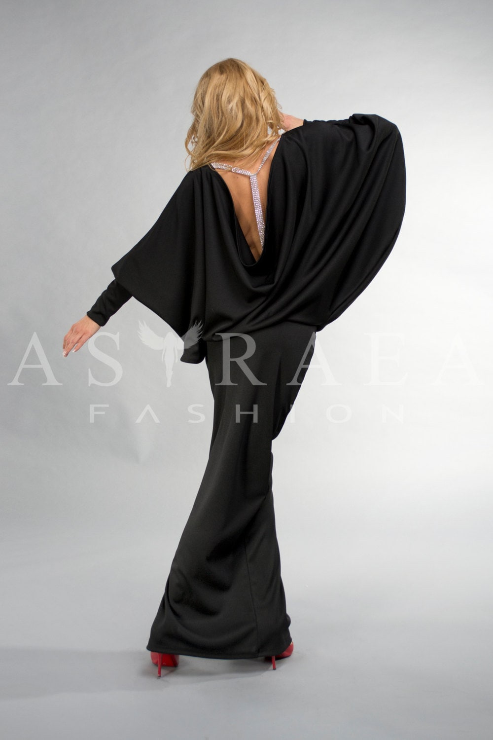 Formal Dress for Women Plus Size Clothing Evening Dress Long Black Dress Wedding Guest Dress Cocktail Dress Women Batwing Dress Etsy