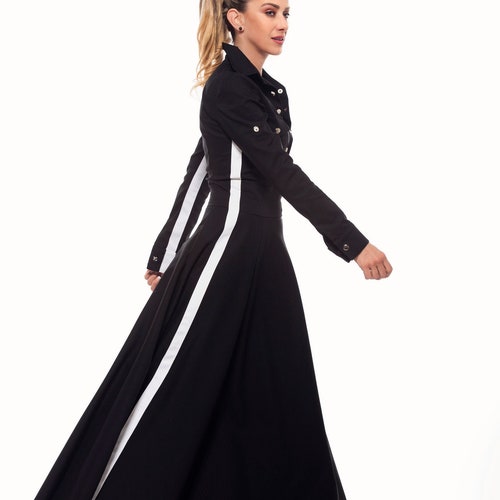 Black And White Party Dress, Avant Garde Dress, Long Plus Size Dress, Full Length Dress, Womens Clothing, Wedding Guest Dress, Formal Dress Black And White Party Dress, Avant Garde Dress, Long Plus Size Dress, Full Length Dress, Womens Clothing, Wedding Guest Dress, Formal Dress