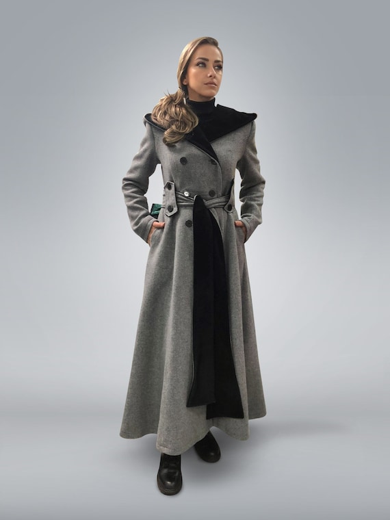 Signature Double Face Hooded Wrap Coat - Women - Ready-to-Wear