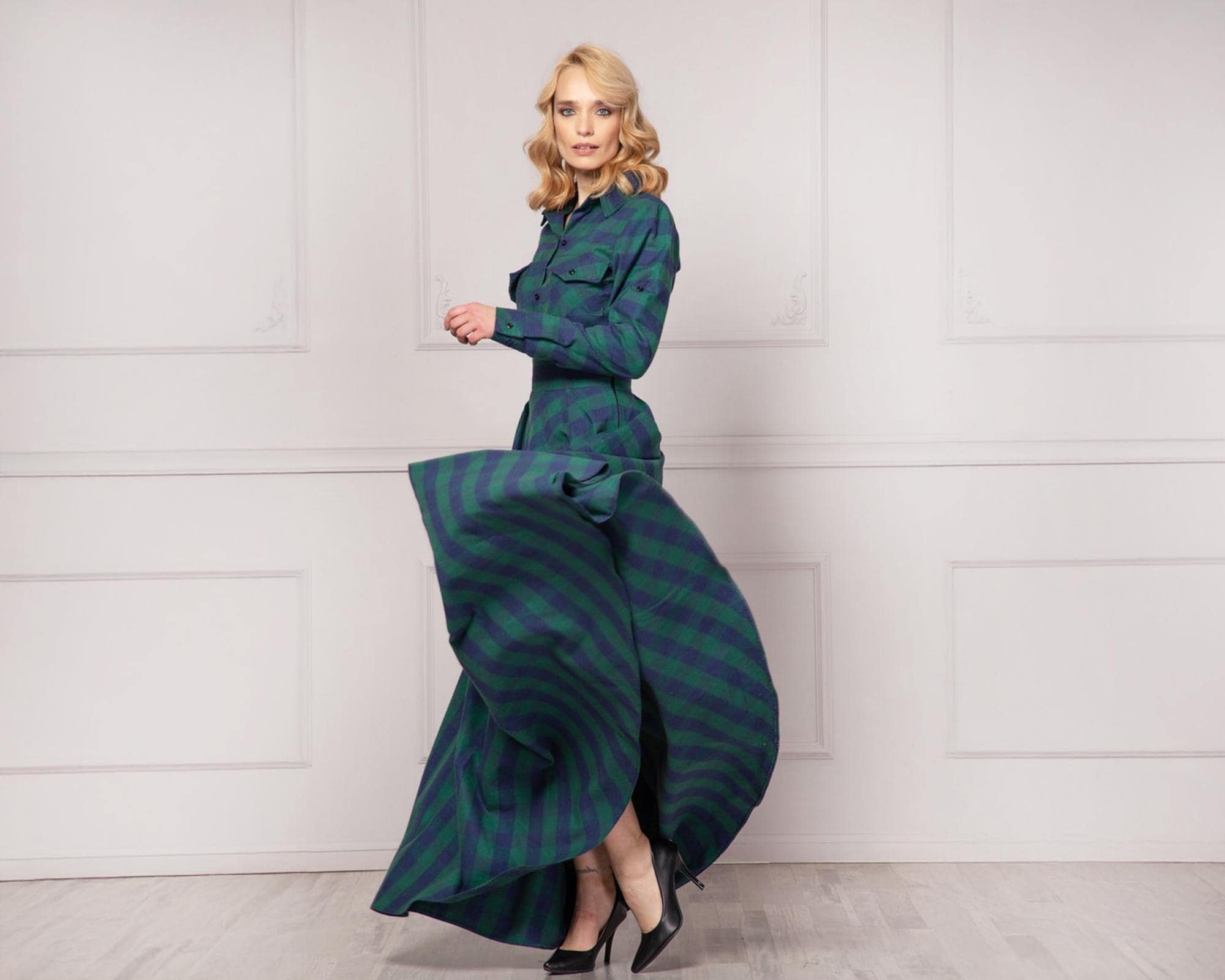 Tartan Bride Dress UK - Main Image