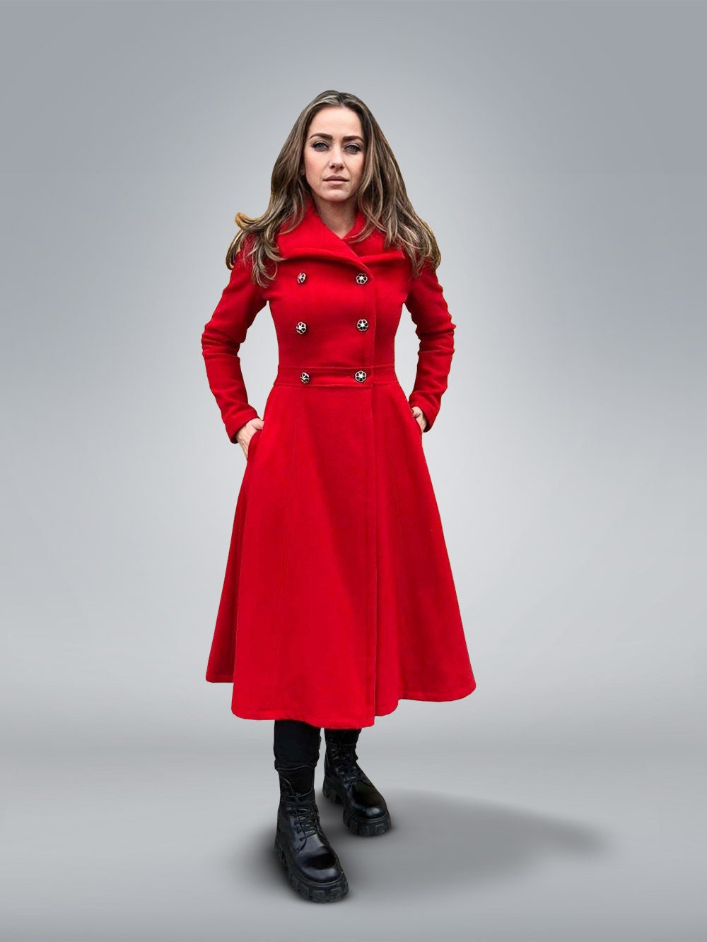 Fit and Flare Raincoat - Etsy